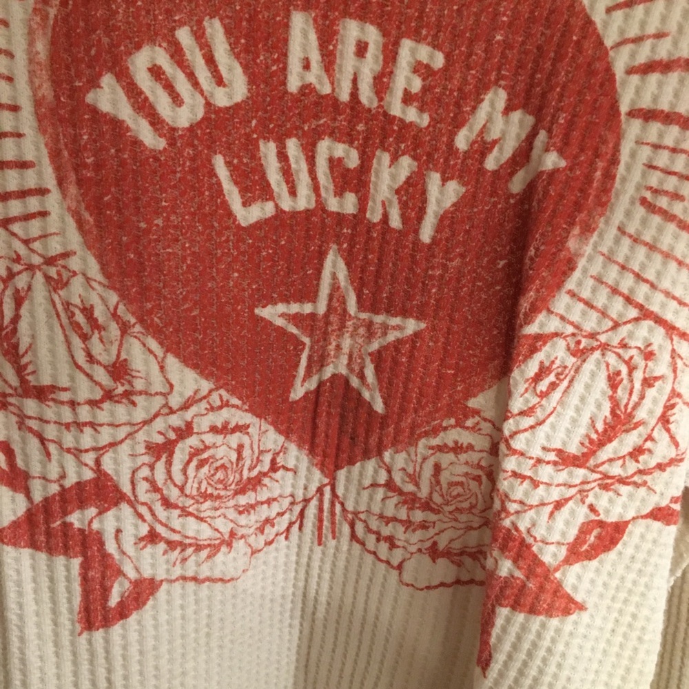 Free People Graphic Long Sleeve Thermal
